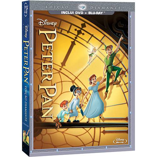 Combo Blu-Ray + Dvd Peter Pan Edição Diamante (2 Discos)