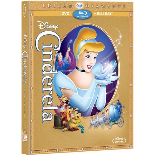 Combo Cinderela - Edição Diamante (Blu-ray+DVD)