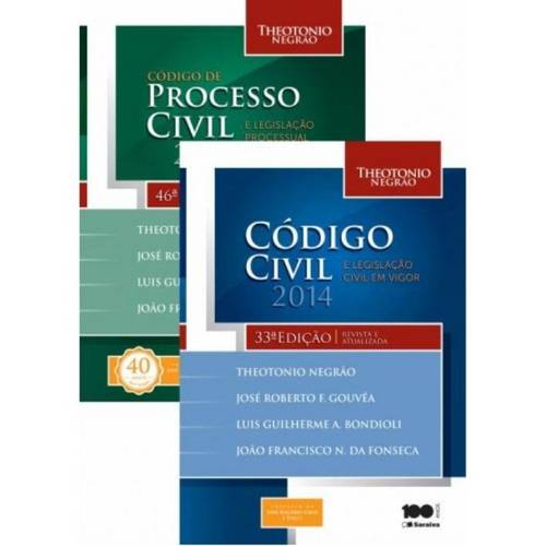 Combo - Codigo Civil Codigo de Processo Civil