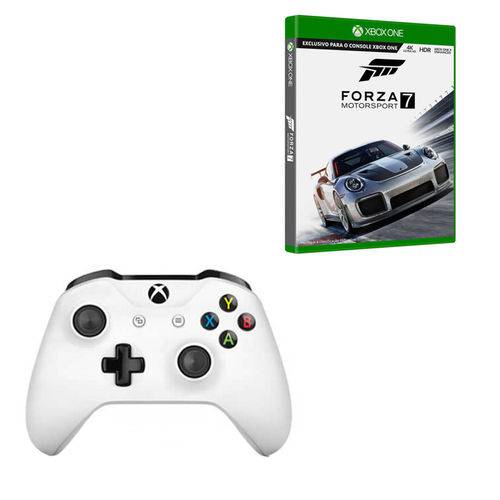 Combo Controle Sem Fio Xbox One S + Forza 7