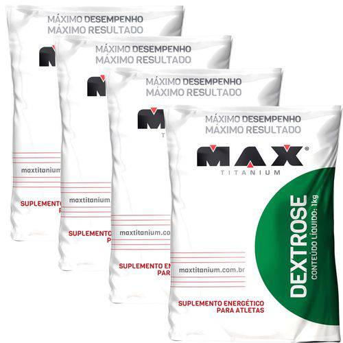 Combo Dextrose (1kg Cada) - Max Titanium (4kg Total)