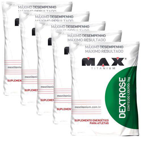 Combo Dextrose (1kg Cada) - Max Titanium (5kg Total)