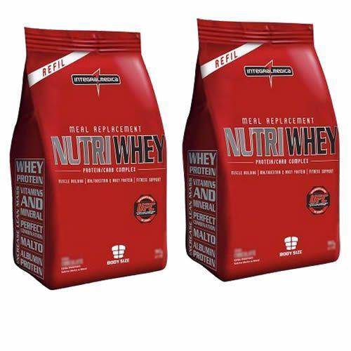 Combo 2 - Nutri Whey Protein - Refil Chocolate 907g - Integralmédica