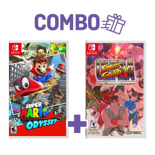 Combo Super Mario Odyssey + Ultra Street Fighter Ii: The Final Challengers - Switch