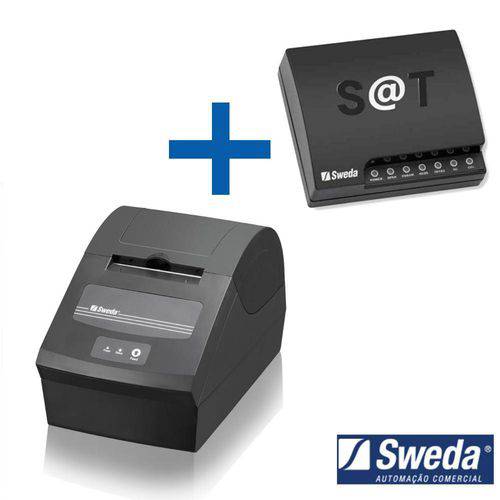 Combo Sweda Sat Fiscal SS1000 + Impressora Térmica SI-150 não Fiscal USB/Serial C/ Serrilha