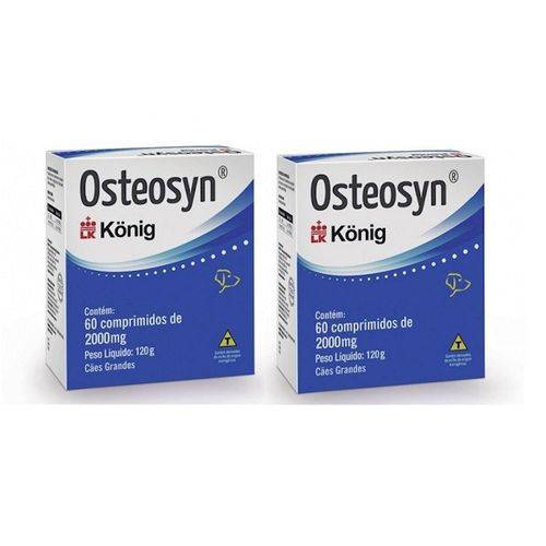 Combo 2 Unidades Osteosyn 2000mg (60 Comprimidos) - Konig