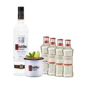 Kit Ketel One + Ginger Beer & Caneca Moscow Mule