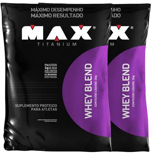 Combo Whey Blend - 2000g - Chocolate - Max Titanium