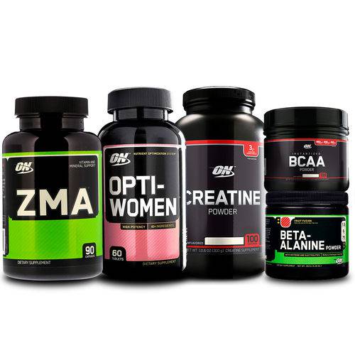 Combo Zma + Opti-women + Creatina + Bcaa + Beta-alanine On