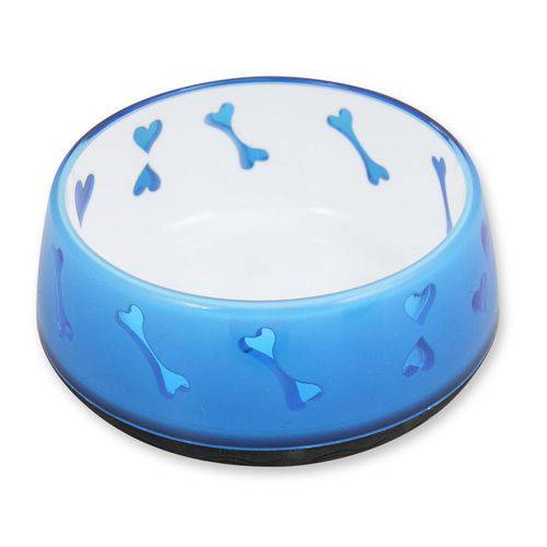 Comedouro Afp Dog Love Bowl para Cães Azul - Tamanho P