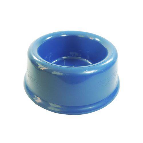 Comedouro Furacão Pet Plástico Azul - 600ml
