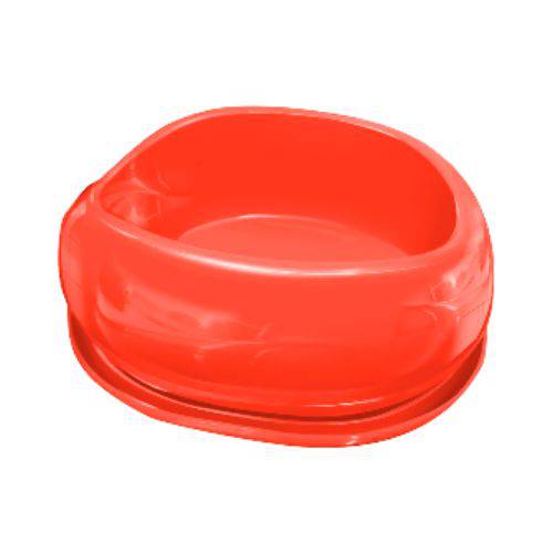 Comedouro Plast. Smart Furacaopet N3 - 720 Ml (vermelho)