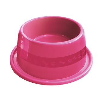 Comedouro Plástico Furacão Pet Antiformiga N°3 1000ml - Rosa