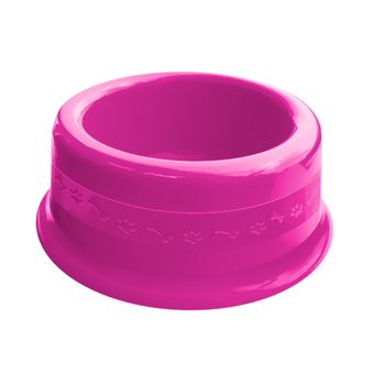 Comedouro Plástico Furacão Pet N°3 1000ml - Rosa