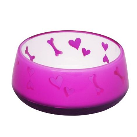Comedouro Puppy Love Bowl Rosa - Afp 300 ML