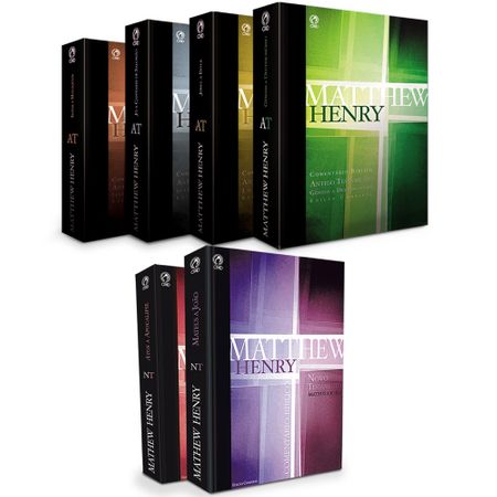 Comentário Bíblico Obra Completa Matthew Henry (6 Volumes)