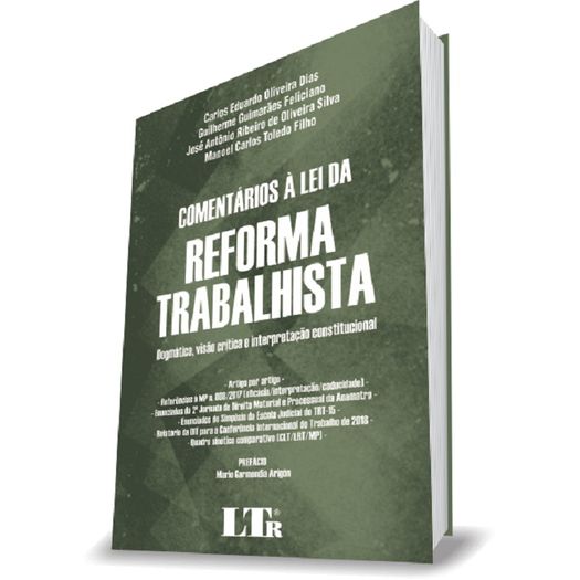 Comentarios a Lei da Reforma Trabalhista - Ltr