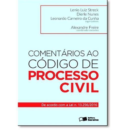 Comentarios ao Codigo de Processo Civil - Saraiva - 1 Ed