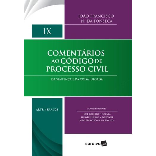 Comentarios ao Codigo de Processo Civil - Vol Ix - Saraiva