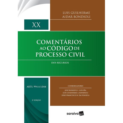 Comentarios ao Codigo de Processo Civil - Vol Xx - Saraiva