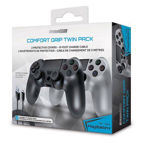 Comfort Grip Twin Pack Dreamgear para Ps4