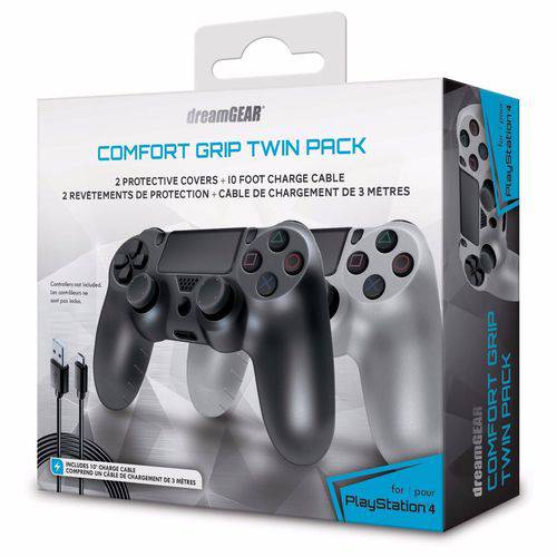 Comfort Grip Twin Pack Dreamgear para - PS4