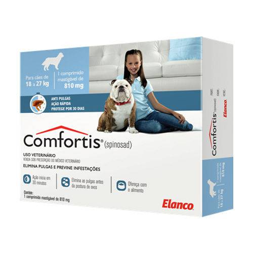 Comfortis Anti-pulgas - 18 a 27kg - 1 Comprimido