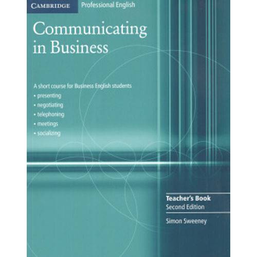 Communicating In Business Teachers Book