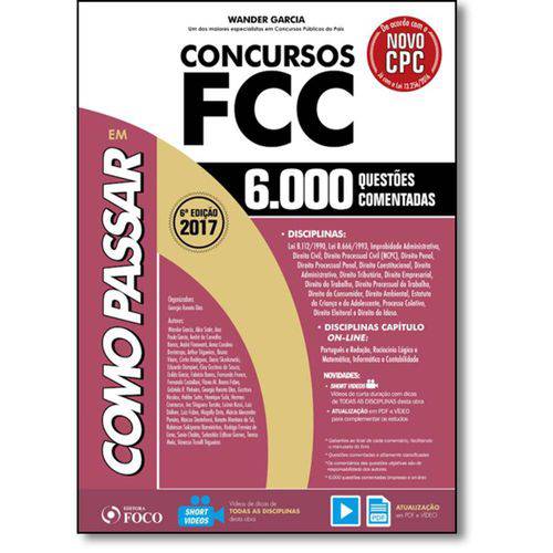 Como Passar em Concursos Fcc - 6.000 Questões Comentadas