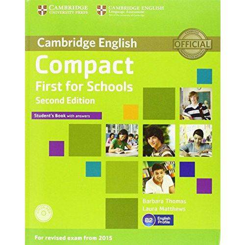 Compact First For Schools Students Book With