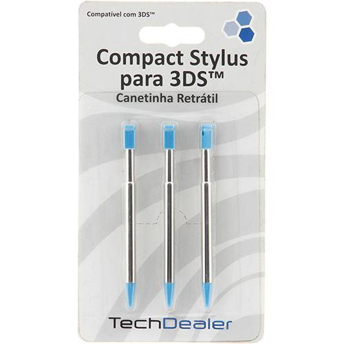 Compact Stylus para 3DS - Canetinha Retrátil (Azul)