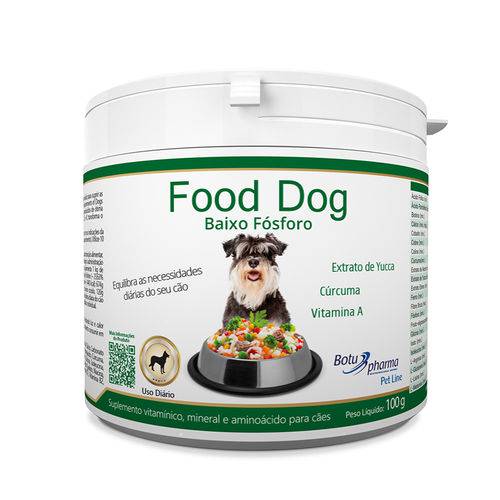 Complemento Alimentar Food Dog Baixo Fósforo 100g