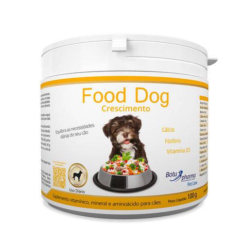 Complemento Alimentar Food Dog Crescimento 100g