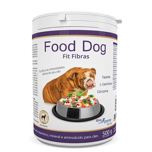 Complemento Alimentar Food Dog Fit Fibras 500g