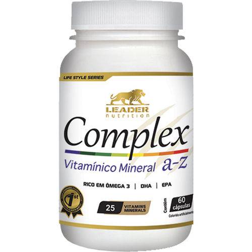 Complex Vitaminíco Mineral 60 Cápsulas - Leader Nutrition