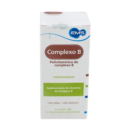 Complexo B 20 Comprimidos Revestidos