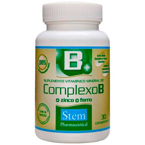 Complexo B - 30 Comprimidos - Stem Pharmaceutical