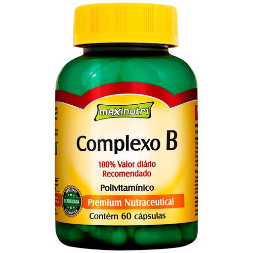 Complexo B 250Mg - 60 Cápsulas - Maxinutri