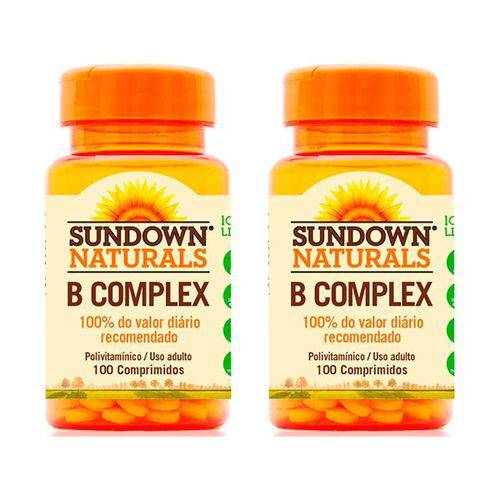 Complexo B - 2 Un de 100 Comprimidos - Sundown