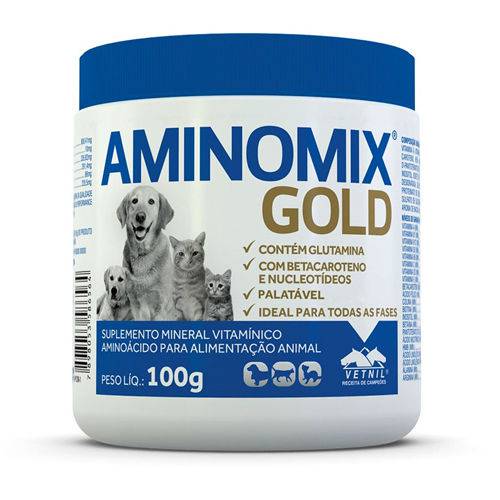Complexo Vitamínico Aminomix Gold Vetnil 100g