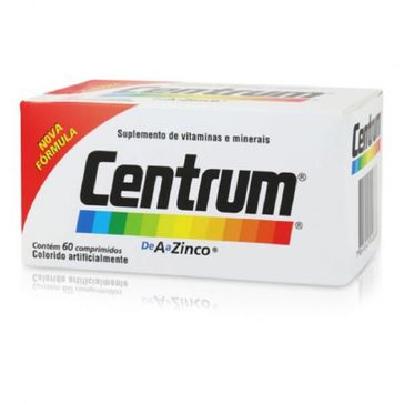 Complexo Vitamínico Centrum a A Zinco 60 Comprimidos