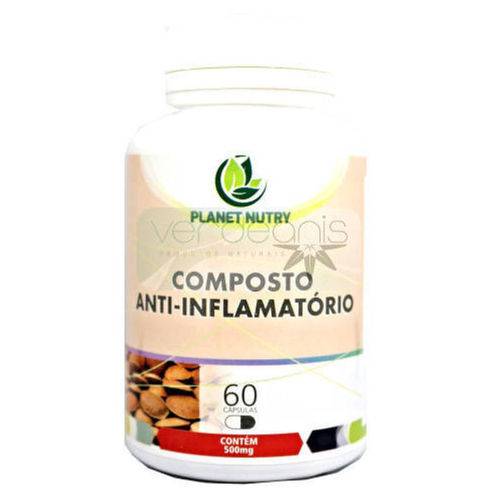 Composto Anti Inflamatório Natural 500mg 60 Cápsulas