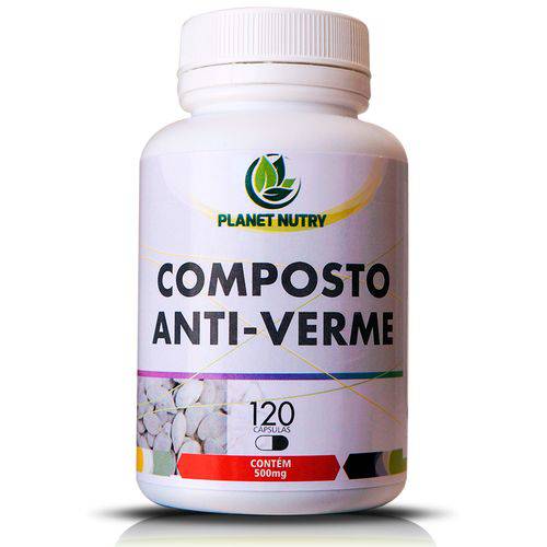 Composto Anti-verme 500mg 120cps Planet Nutry