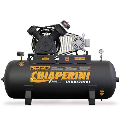 Compressor 40 + Apv 360 Litros Trifásico 10hp Chiaperini-40apv360