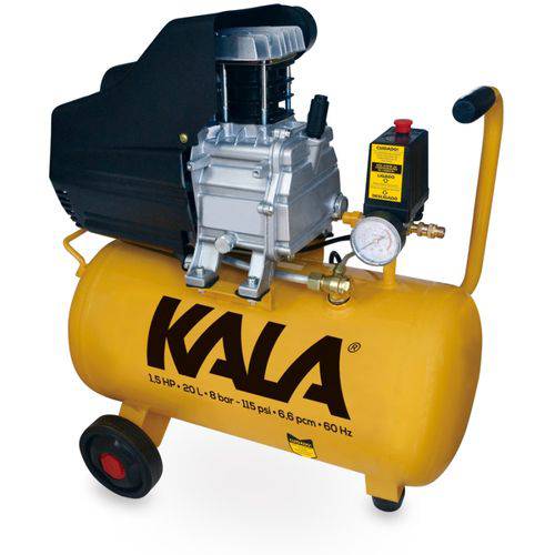 Compressor Ar 1.5Hp 20L 8Bar 127V - KALA