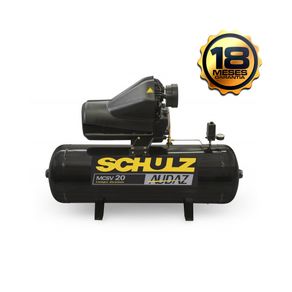 Compressor de Ar Pistão Audaz Trif - 220/380V MCSV20 AP/200L/Simples - Schulz