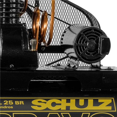 Compressor de Ar Bravo 5 Pés 50 Litros 0/380 V-Schulz-Csl5br/50