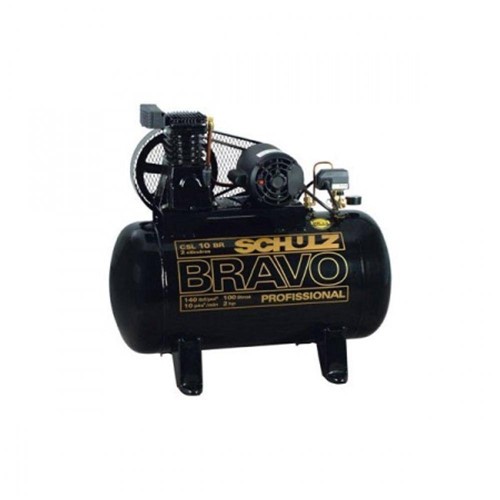 Compressor de Ar Csl 10br/100l - Monofásico - Bravo