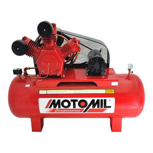 Compressor de Ar Industrial 350L 10Hp Trifásico 220/380V Maw-40/350 Motomil