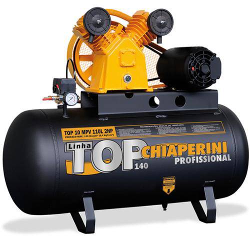 Compressor de Ar Industrial Chiaperini 110 Litros - 10 Pés 220/380v Trifásico Chiaperini